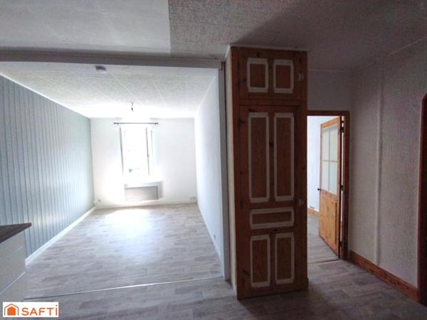 Appartement rénové 68m², garage, cave