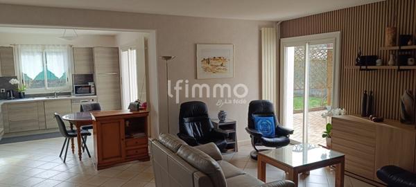 Maison 4 chambres + bureau + jardin en impasse