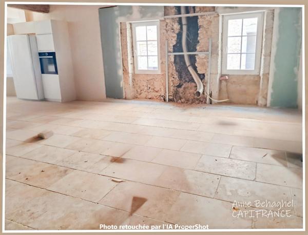 Lamontjoie Maison de village à vendre 196m2,à terminer de rénover