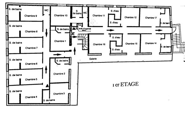 Immeuble ancien hôtel 600 m² + terrain à bâtir 1 909 m² – potentiel division – Denguin
