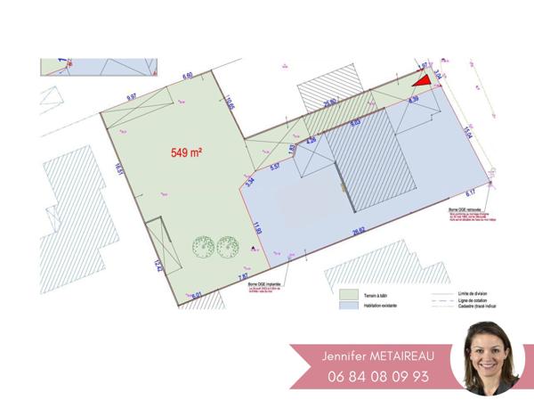 Beau terrain à bâtir dans un environnement privilégié !