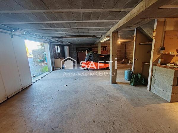 Maison de plain pied, 4chbs, avec sous sol complet