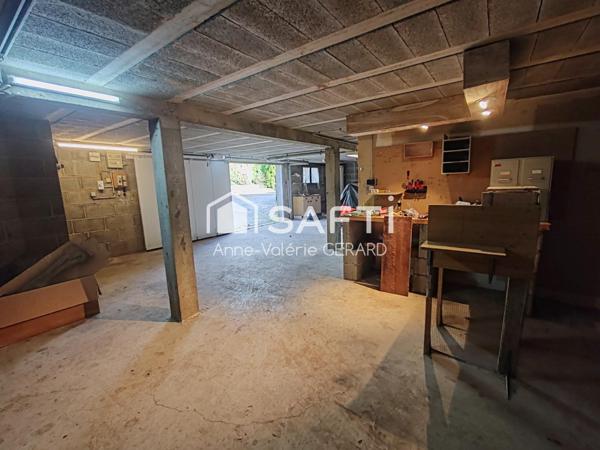 Maison de plain pied, 4chbs, avec sous sol complet