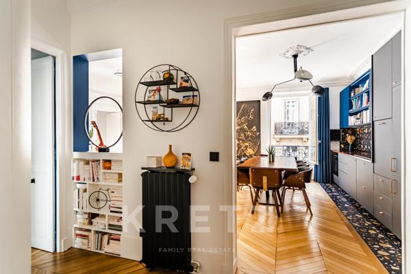 Appartement d’architecte proche Parc Monceau