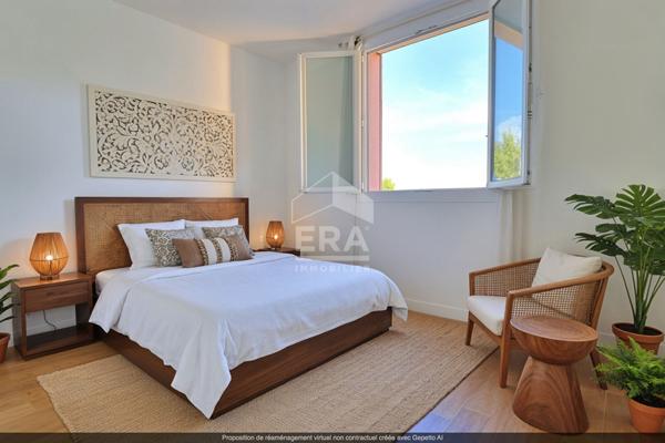 Appartement à vendre Marseille 3 pièces lumineux traversant calme loggia balcon sans travaux  stationenment facile