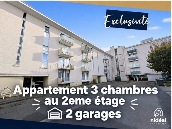 Appartement à vendre, 4 pièces - Maubeuge 59600