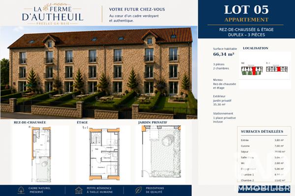 Immeuble à vendre 634 m² Presles-en-Brie