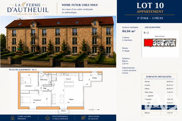 Immeuble à vendre 634 m² Presles-en-Brie