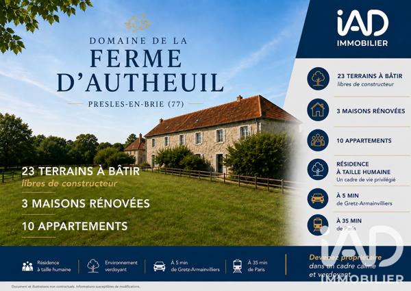 Immeuble à vendre 634 m² Presles-en-Brie