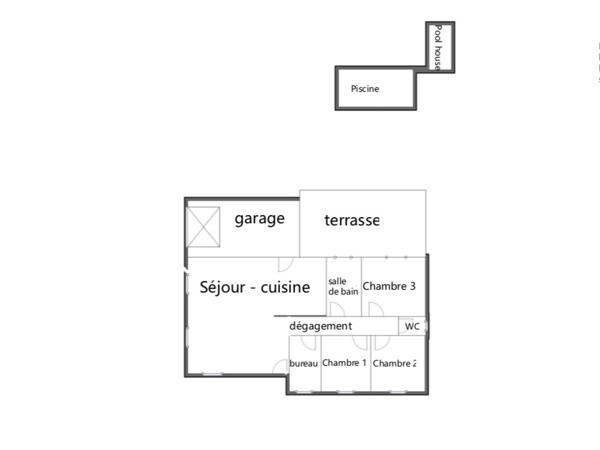 Secteur LAFOX : Maison 5 pièce(s) 120 m2 - Garage - Piscine - Jardin