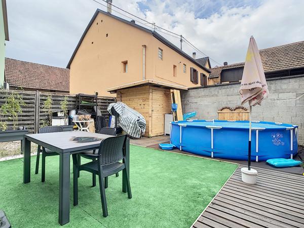 ACHENHEIM - Maison mitoyenne avec grande terrasse