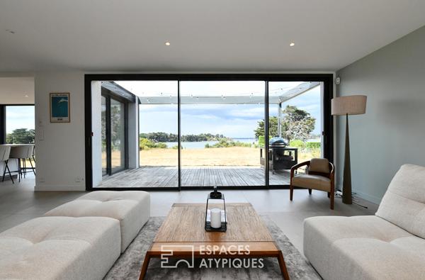 Propriété avec vue mer et accès direct – Golfe du Morbihan