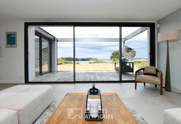 Propriété avec vue mer et accès direct – Golfe du Morbihan