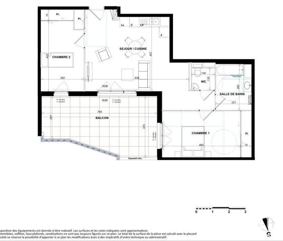 Appartement à vendre 3 pièces 66 m² Antibes