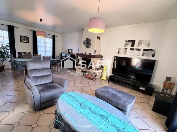 Maison 151m2, 6 pièces, 4 chambres, un bureau