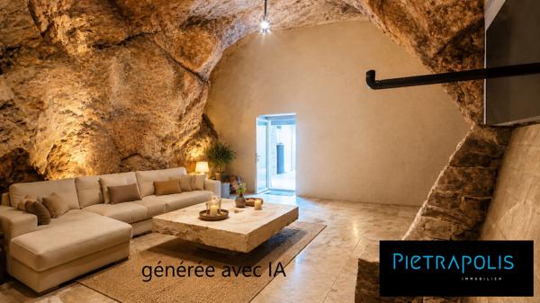 Maison troglodyte entièrement rénovée