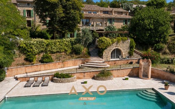 ALLEMAGNE-EN-PROVENCE - BASTIDE - 696 m² - 5 HABITATIONS - PISCINE 15x7 - TERRAIN 1 HA - 995 000 €