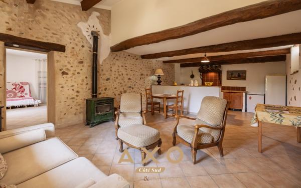 ALLEMAGNE-EN-PROVENCE - BASTIDE - 696 m² - 5 HABITATIONS - PISCINE 15x7 - TERRAIN 1 HA - 995 000 €