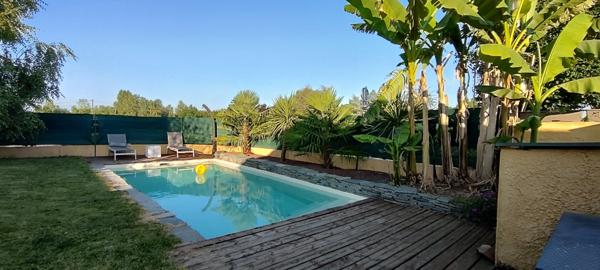 Gaillac: Belle maison T4 avec piscine et grand garage.
