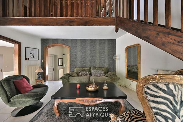 Maison de charme avec jardin arboré