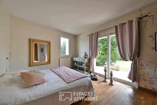 Maison de charme avec jardin arboré