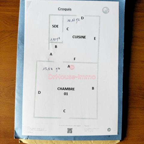 Appartement à vendre 2 pièces de 33 m²