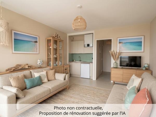 ROYAN - QUARTIER DU PARC - APPARTEMENT T1 AU PIED DE LA PLAGE - AVEC GARAGE