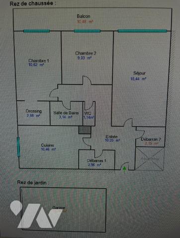 Appartement avec garage