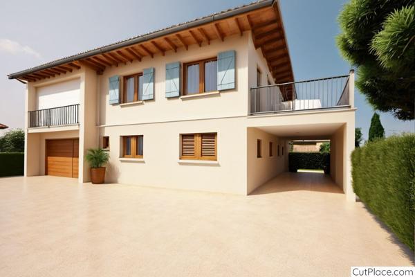Maison de 161m2, 7 pièces, garage, piscine parcelle 980m2