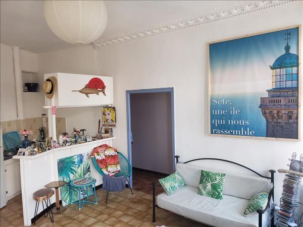 Appartement à vendre |  Sète |  3 pièces | 52 m²