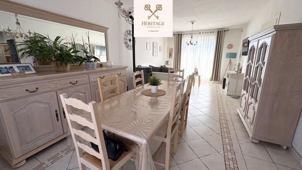 SEMI-INDIVIDUELLE – 93 m² – 3 CHAMBRES + BUREAU – SOUS-SOL COMPLET – GARAGE 2 VOITURES