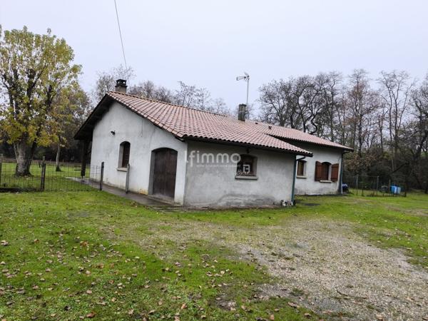 Maison à rénover – Grand terrain avec partie constructible
