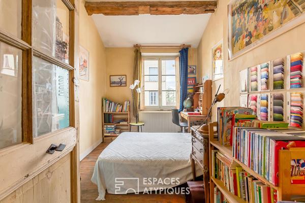 Maison en triplex avec jardin