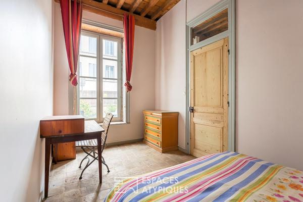 Maison en triplex avec jardin