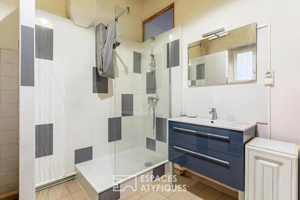 Maison en triplex avec jardin