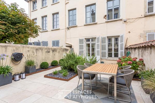 Maison en triplex avec jardin