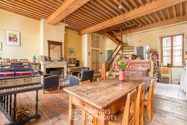 Maison en triplex avec jardin