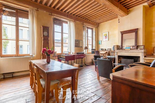 Maison en triplex avec jardin