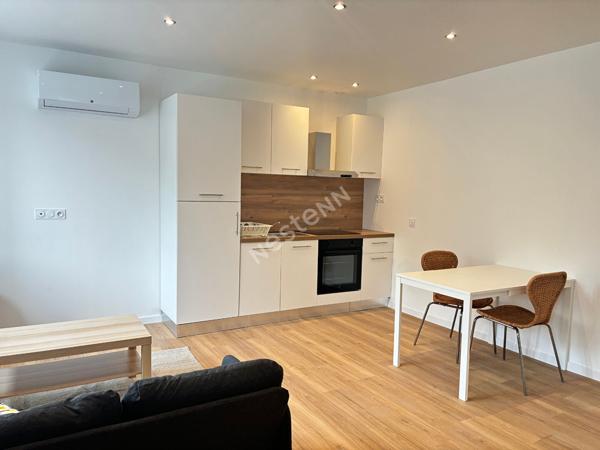 A LOUER appartement meublé de type 2 entièrement refait à neuf  secteur Saint Pierre - 45m²