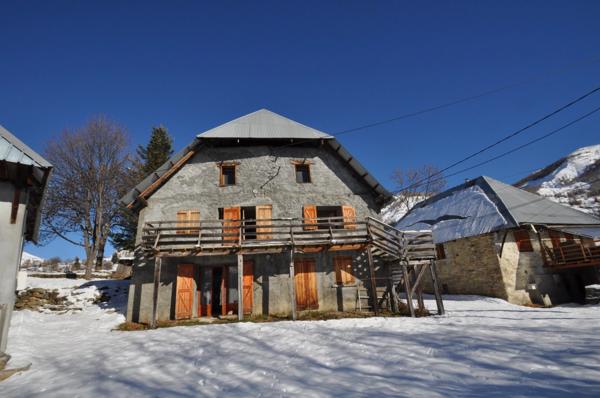 Dpt Alpes de Haute Provence (04), à vendre ALLOS Authentique Maison en pierres 350 m² Belle Vue Montagnes