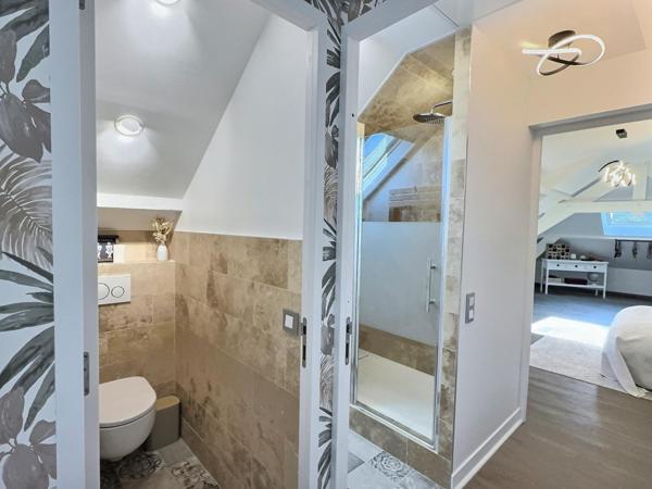 MAISON  AVEC DE BEAUX VOLUMES ET DECORATION SOIGNEE