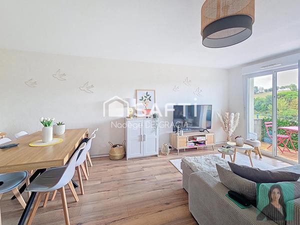 Superb appartement T2 rénovée avec balcon  et place de parking