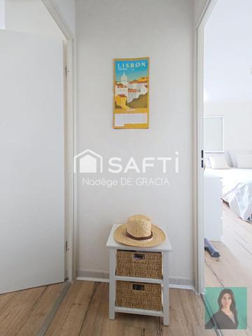 Superb appartement T2 rénovée avec balcon  et place de parking