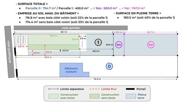 Terrain à vendre 450 m² Osny