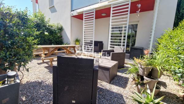 CANOHES Charmant T2 de 43 m² lumineux avec jardin et 2 places de parking fermé.
