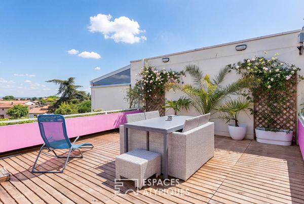 Appartement T4 et terrasse en rooftop à Toulouse