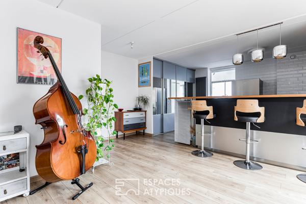 Appartement T4 et terrasse en rooftop à Toulouse