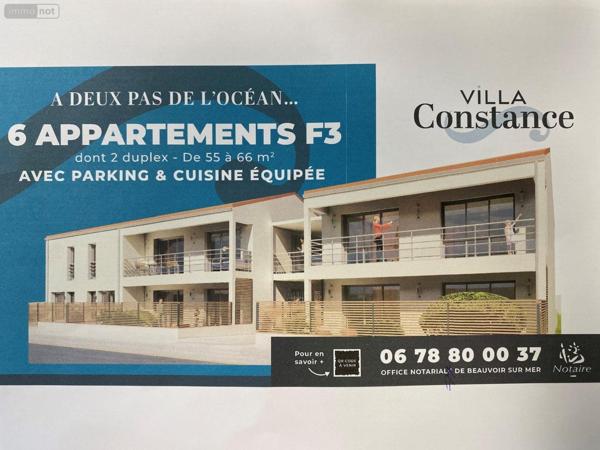 Duplex à vendre à La Barre-de-Monts en Vendée (85550), ref : 092/A/2418-85092