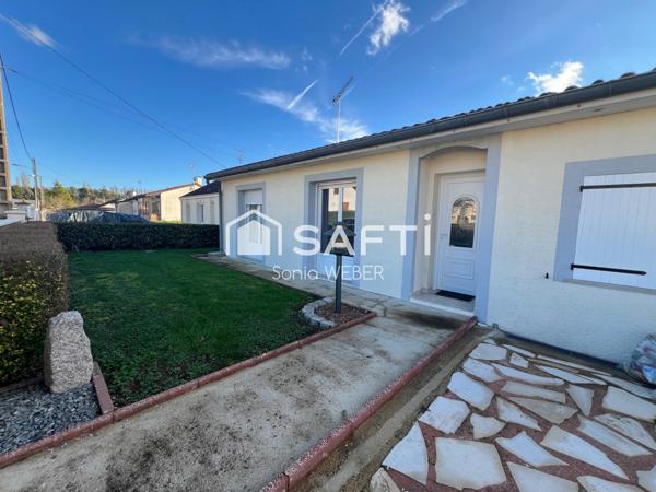 Rareté pour ce bijou de plain pied avec ses 3 chambres habitable de suite