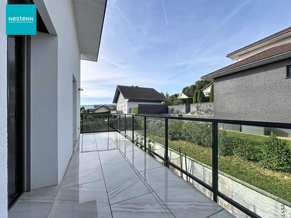 EPAGNY METZ-TESSY _ Maison contemporaine de 175 m², avec piscine, jardin et sous-sol complet avec garage, à vendre
